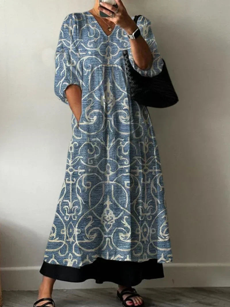 Lia | Elegante Jurk met Bloemenprint