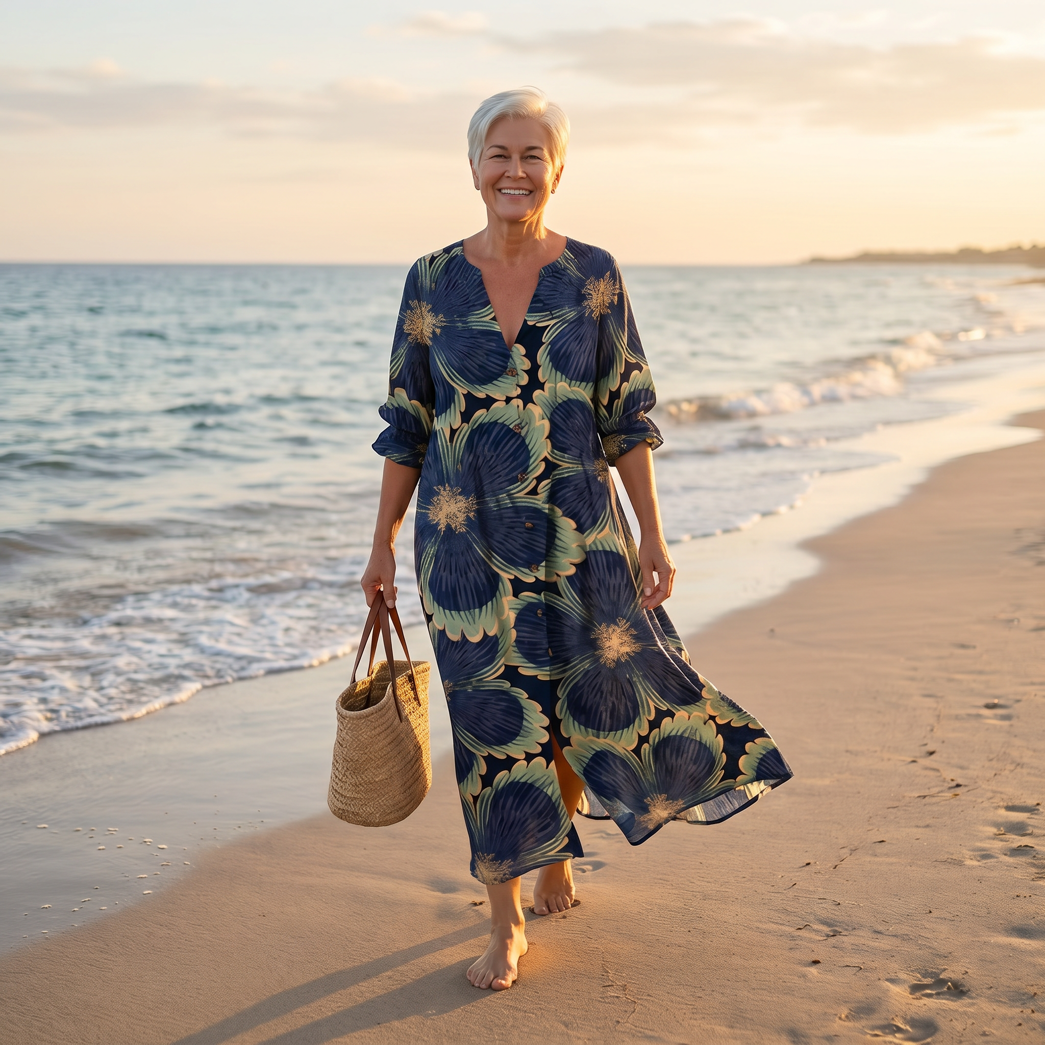 Virelle | Stralende Bloem Maxi Jurk