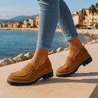 Nadia | Tijdloze Loafers van Suède