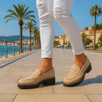 Nadia | Tijdloze Loafers van Suède