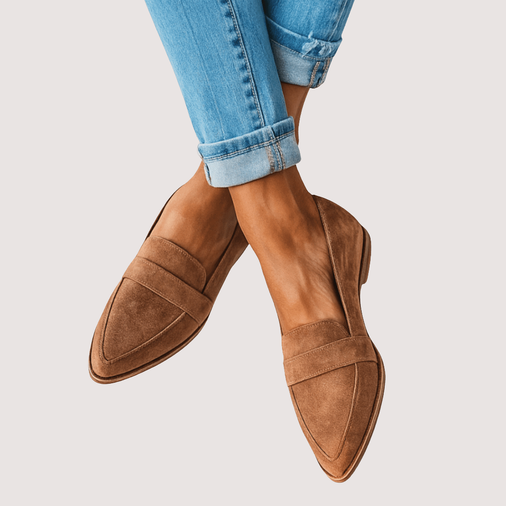Helen | Orthopedische zachte suede instappers