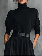 Lisa™ | Zwart 2-delig Set met Riem