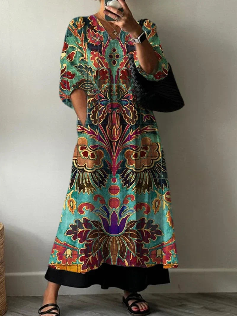 Carolina | Elegante Jurk met Print