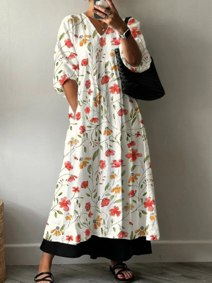 Ana | Elegante Geprinte Jurk